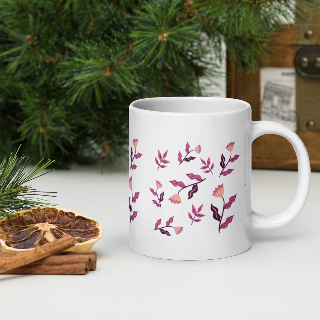 Blush Blooms Mug