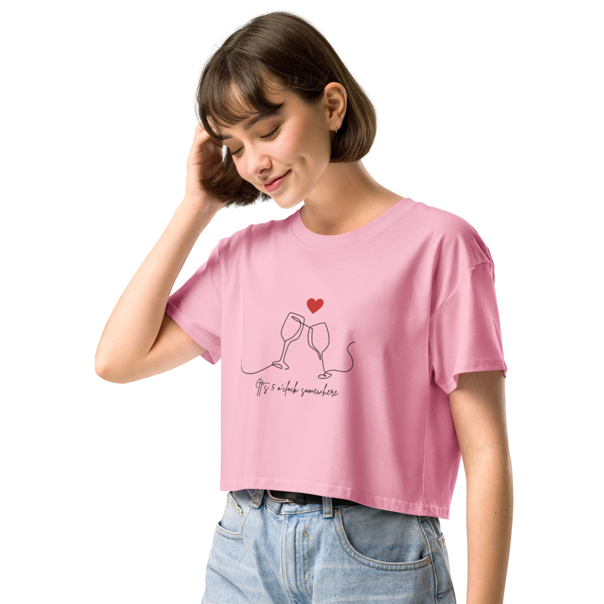 Sip Happens Crop Top - Image 9